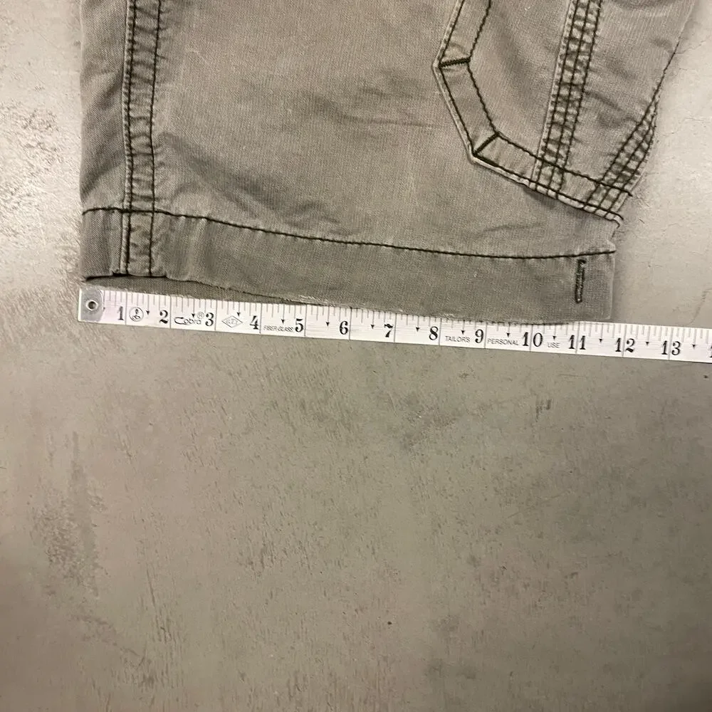 Y2K rock revival cargo shorts 34